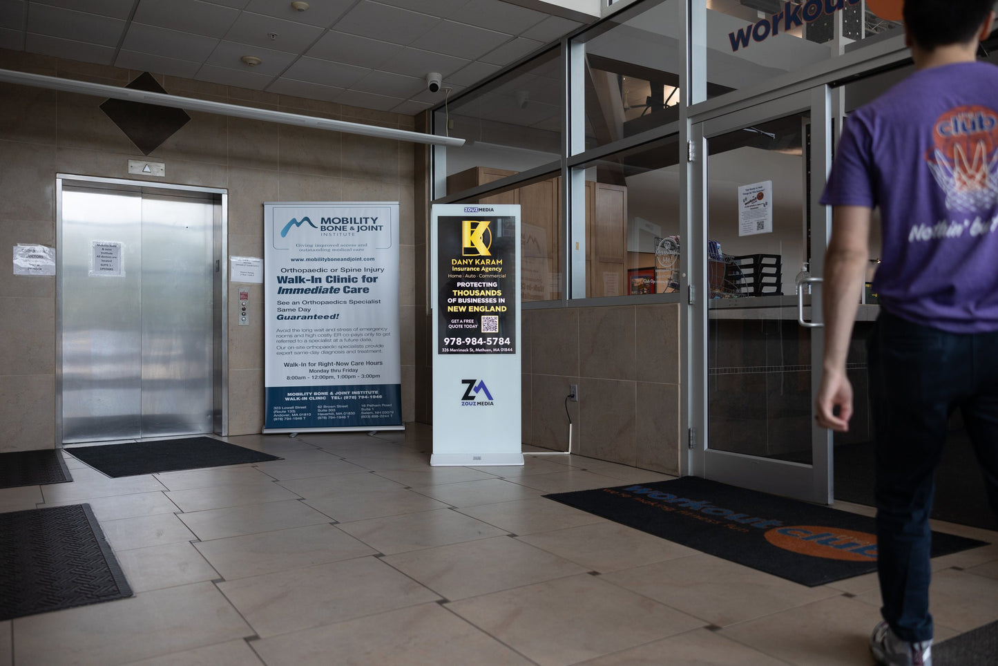 Premium Billboard - Lobby, 16 Pelham Road, Salem NH
