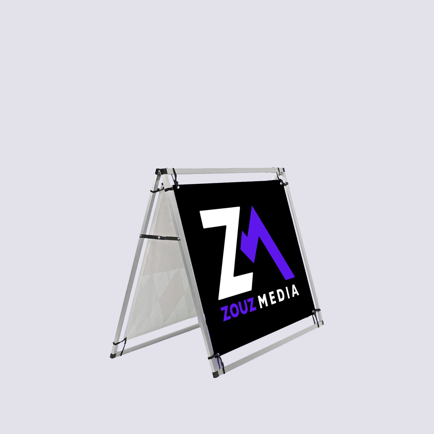 A-Frame Banner Display
